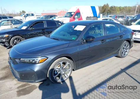 2025 Honda Civic Hybrid Sport/Sport Touring z USA, uszkodzony, nr VIN 2HGFE4F81SH334778